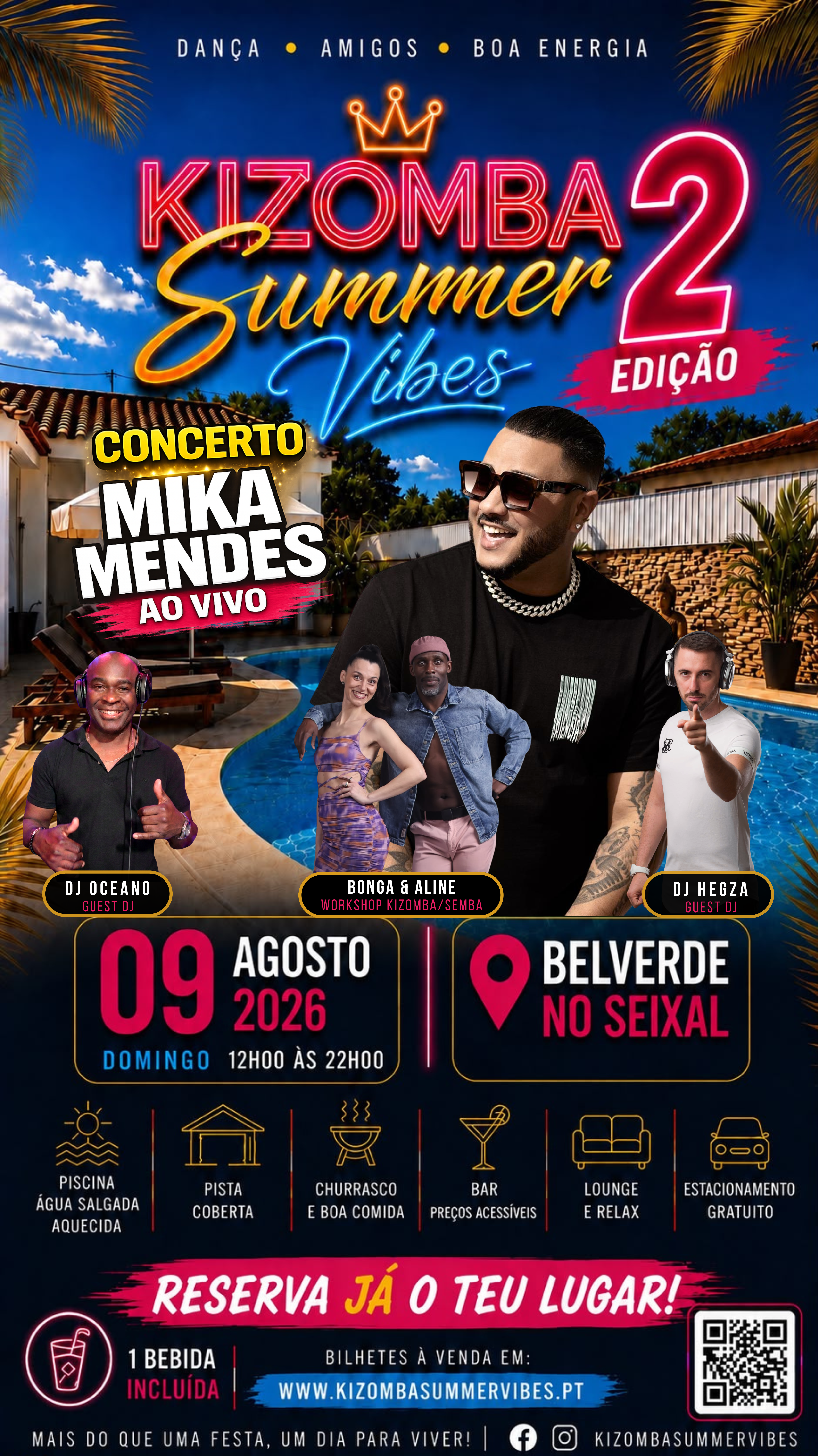 Flyer Kizomba Summer Vibes